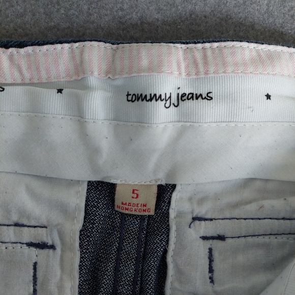 Vintage 90s/Y2K Tommy Jeans Low Rise Wide Leg Flare Jeans • Style 355168 Size 5 - Picture 3 of 12